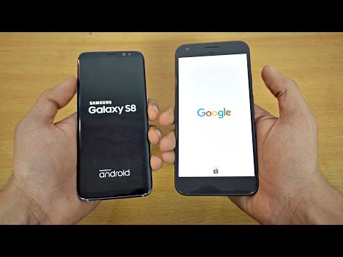 Samsung Galaxy S8 vs Google Pixel XL - Speed Test! (4K)