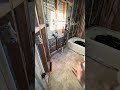 Should we make mom’s bath ADA compliant? #bathroomremodel #vintagefarmhouse #diyrenovation