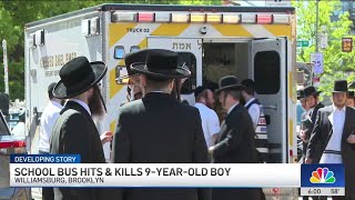 School bus fatally hits 9-year-old boy in Williamsburg | NBC New York
