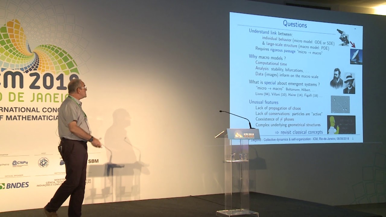 Mathematical Models Of Collective Dynamics And Self Organization Pierre Degond Icm2018 - 