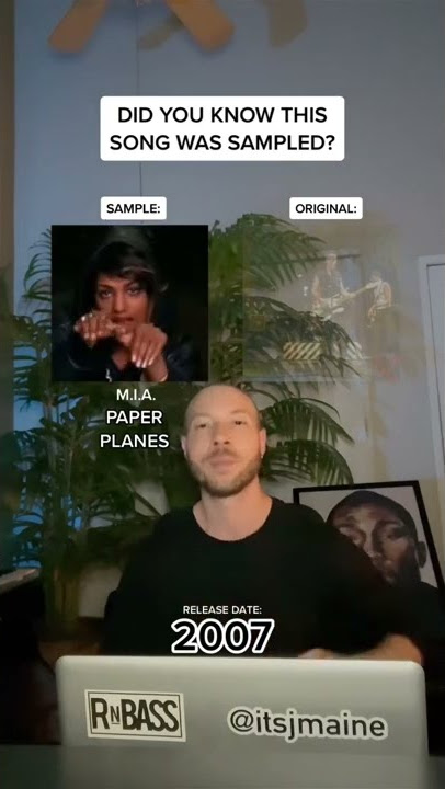 Did You Know This Song Was Sampled? M.I.A. “Paper Planes” & The Clash #shorts #mia #sample #samples