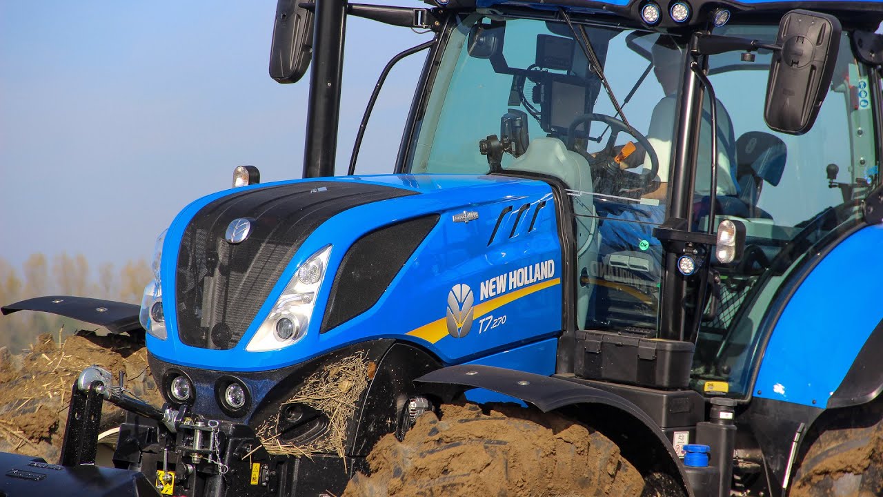 **NEW** New Holland T7.270 Tier 4B | Ploughing | Pflügen | Ploegen