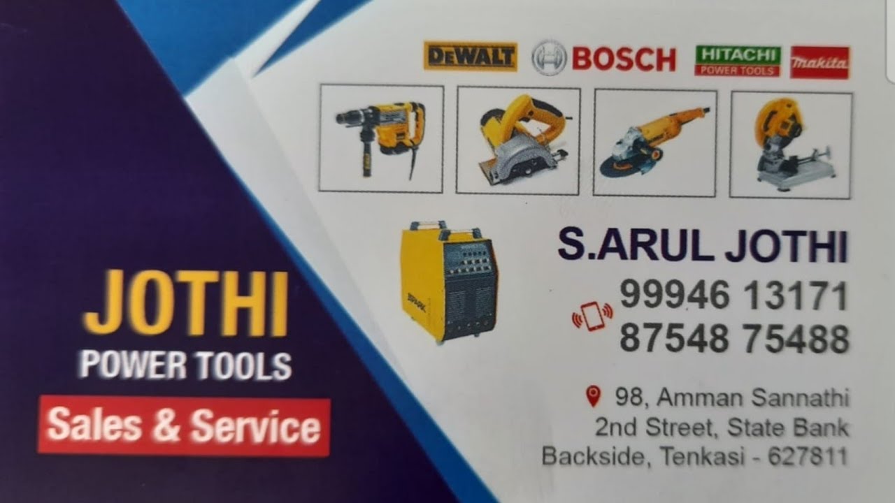 Power Tools Store In Tenkasi Jothi Power Tools Tenkasi Power Tools