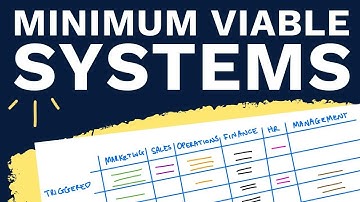 What Are Your Minimum Viable Systems? (MVS)