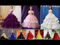 Modern Eifel!!.. Doll Dresses - Latest Fancy Gown-dresses Design | DIY Fancy Clothes Doll Decoration