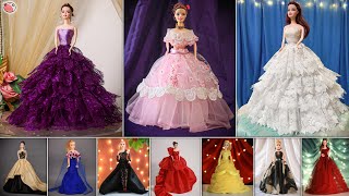 Modern Eifel!!.. Doll Dresses - Latest Fancy Gown-dresses Design | DIY Fancy Clothes Doll Decoration