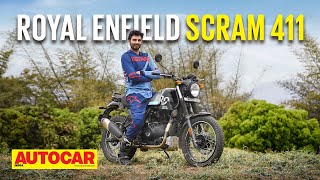 2022 Royal Enfield Scram 411 review  The everyday Himalayan? | First Ride | Autocar India