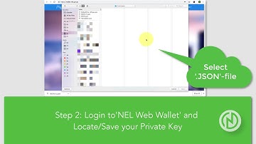 Create Neo Wallet Address  Using NEL Web Wallet