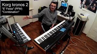 Korg Kronos (Combination) - E' festa (Pfm) - Salvatore Bazzarelli