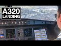 A320 Cockpit Landing