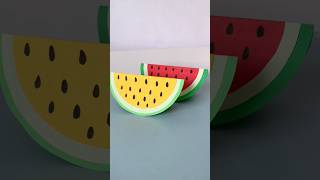 Title: Summer Fun DIY: Making a Watermelon Craft with Kids #SummerCrafts #DIYWithKids #Watermelon