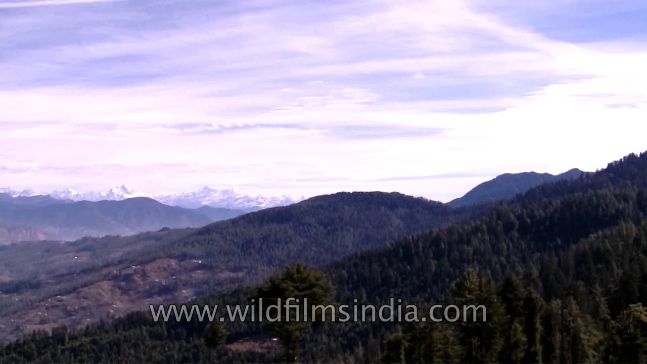 Bandarpunch and the entire Himachal range seen from Kuppad above Jubbal