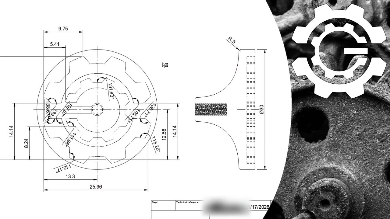 Making a Gear Wax Stamp to get a Quote as to the Price