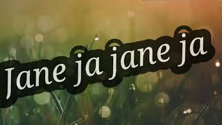 Jane ja jane ja lyrical video by birendra movie yeh Kaisa karz lyrical and video emotional song