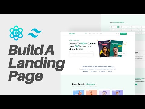 How To Build An Awesome Landing Page in ReactJS & TailwindCSS