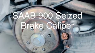 Saab 900 Seized Brake Caliper