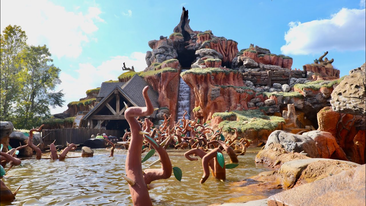 Splash Mountain at Magic Kingdom Sights & Sounds in 4K Walt Disney