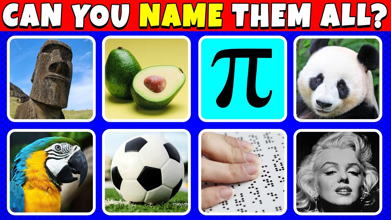 What Is It? General Knowledge Picture Quiz - 102 Questions