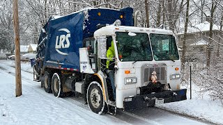LRS Peterbilt 320 McNeilus Rear Loader Garbage Truck by MidwestTrashTrucks 2,992 views 3 months ago 8 minutes, 2 seconds