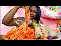 DESHELLED SEAFOOD BOIL | KING CRAB LEGS | SEAFOOD MUKBANG @Bloveslife