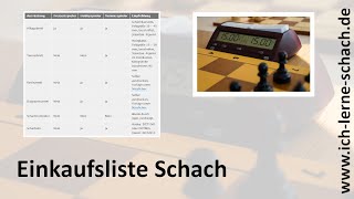 Einkaufsliste für Schachspieler screenshot 2