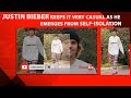 Justin Bieber Keeps It Very Casual as He Emerges From Self-Isolation