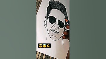 Who is this ?🤔|| Akshay Kumar Sketch ✍️||#viral #akshaykumar#drawing #shorts#trendingshorts  #artist