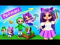 Aphmau e Creeper estão Crescendo! DIYs do Minecraft para LOL OMG
