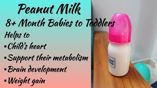 peanut milk/ peanut milk for babies/peanut milk for 8+ month babies to toddlers/verkadalai paal