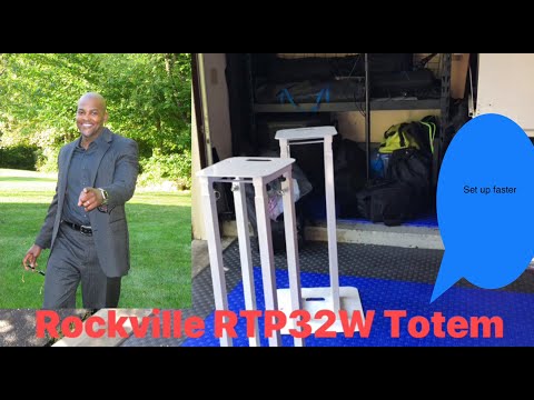 Rockville Novopro Collapsible DJ Totem Transport and Storage Solution