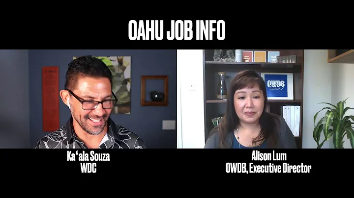 Talking Story with Alison Lum about new jobs on Oa...