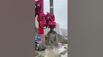 Caisson Drilling Operation #shorts