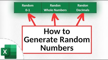 How to Generate Random Numbers in Excel (3 Different Ways)