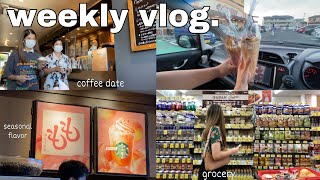 weekly vlog 🇯🇵 life in japan, grocery shopping, cooking seafood boil, grilling yakiniku 🥩🦀🦐🦞