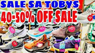 TOBYS 40% OFF SALE BASKETBALL,RUNNI G AND LIFESTYLE SHOES ANG DAMI PADIN PALANG SALE