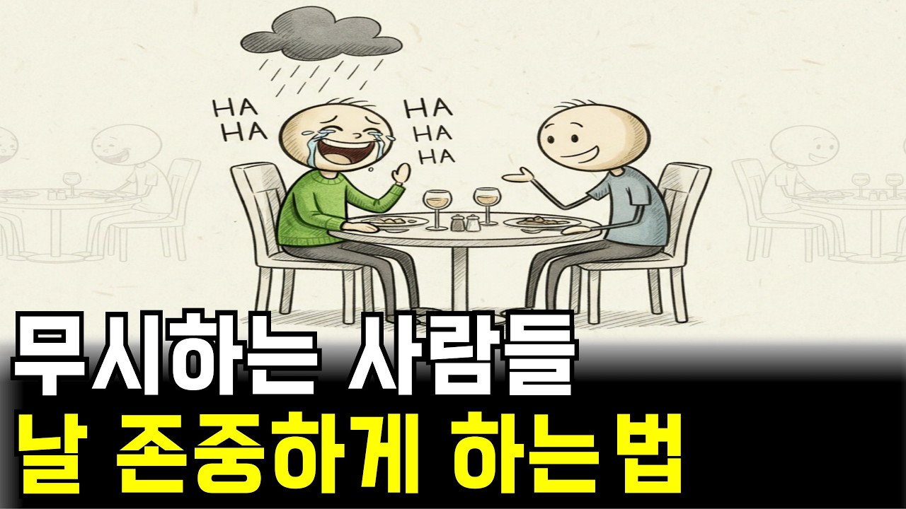 상대방의 무시와 존중을 결정하는 5가지 결정적 차이