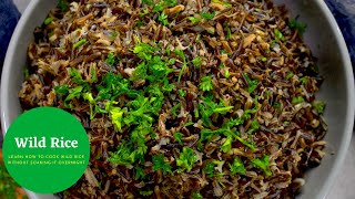 How To Cook Wild Rice Without Soaking It Overnight - Wild Rice Approved For Alkaline Diet - Grubanny