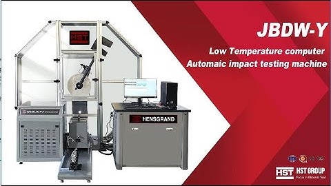How to use JBDW-Y Series Low-temperature Automatic Charpy Impact Testing Machine