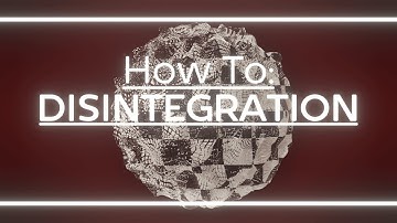 DISINTEGRATION EFFECT- Geometry nodes, No Simulation!