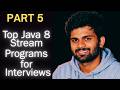 Java Streams Interview Programs Part 5 #javainterview #java8 #codewithdivakar
