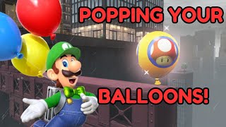 Popping Your Balloons in Mario Odyssey Balloon World!