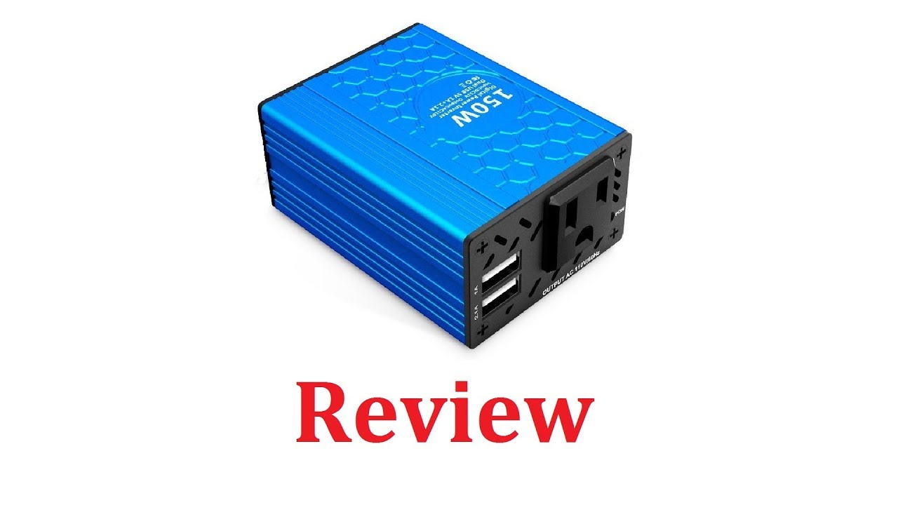 VOLTCUBE 150W Car Power Inverter Review YouTube