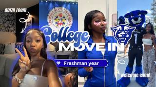 COLLEGE MOVE IN | FRESHMAN YEAR | officially a panther , dorm room, welcome party | AaLayjah Monae