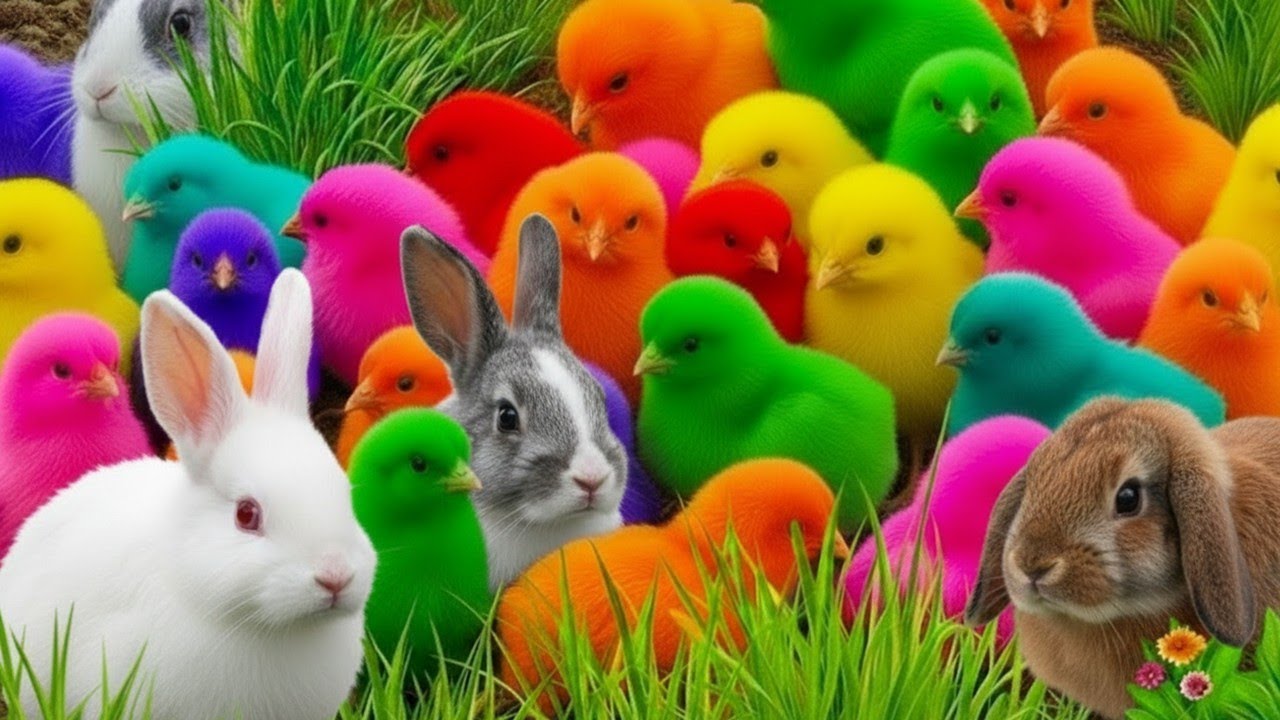 Ayam Lucu Warna Warni 😍 Tangkap Ayam Rainbow Paling Gemes