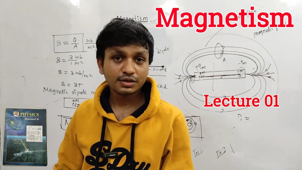 | Magnetism | Magnetic Field | Magnetic Dipole Moment| 11TH Physics| Lecture -01|Maharashtra Board|