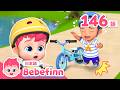 たいへん！🚴じてんしゃに のるときは ヘルメットを つけよう！⛑️ | 146話 | Bike Safety Song | 知育 | 赤ちゃんが喜ぶ | べべフィン Bebefinn - 子どもの歌
