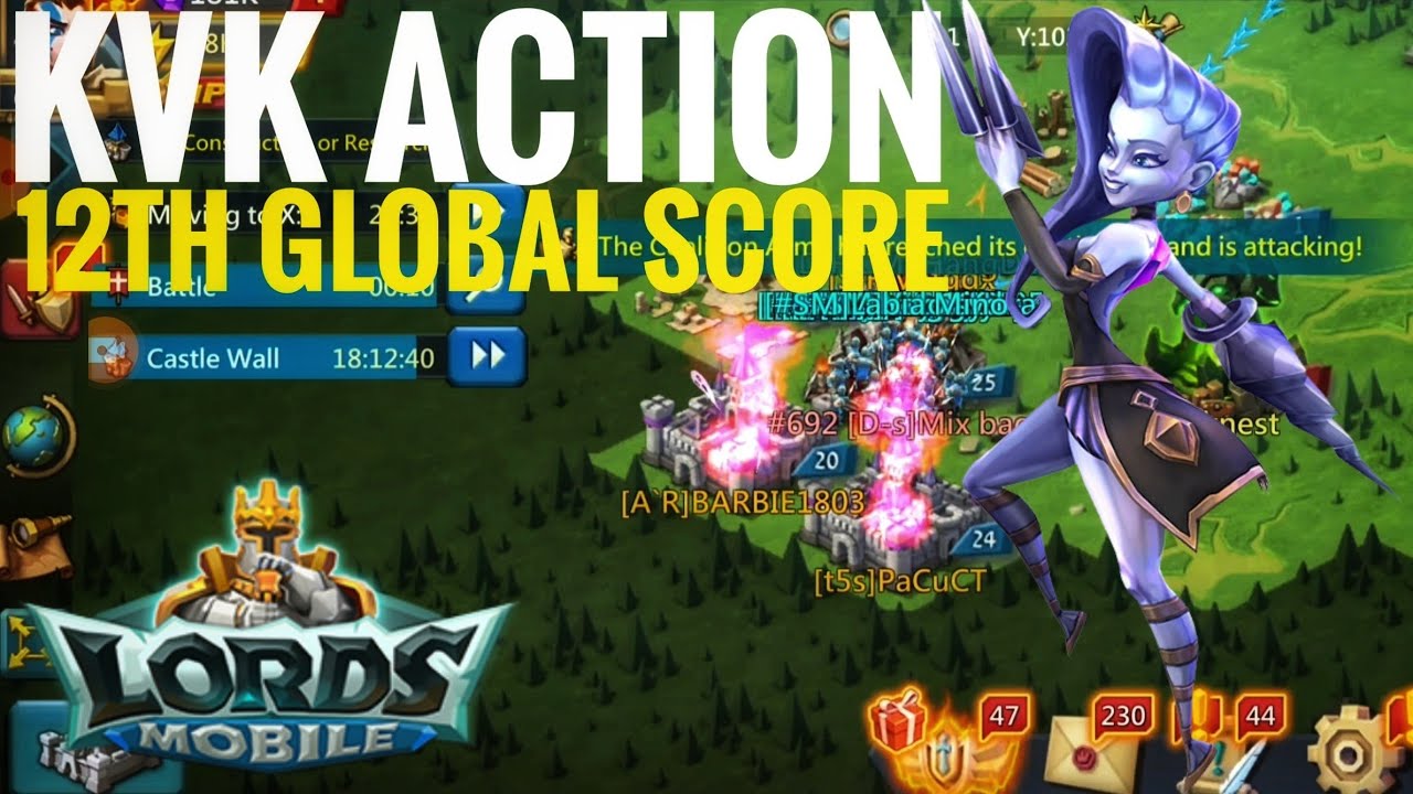 KVK | 12TH GLOBAL GUILD SCORE! RALLY TRAP ACTION! 🎉 - YouTube