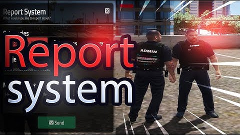 Fivem Script - Report System Admin - Qbcore & Qbox & Esx