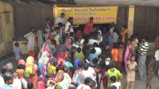 Distribution of Food to Flood Victims