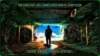 Don Diablo feat.  Emeli Sandé & Gucci Mane vs.  Danny Olson -  Survive (Awayda Cinematic Intro Edit)